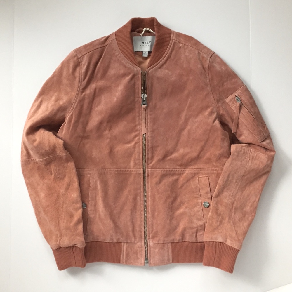 Obey Nomadic Suede Leather Jacket